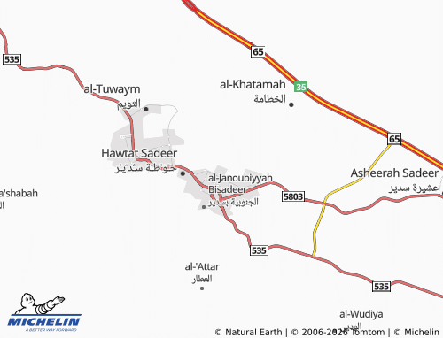 MICHELIN Al Yasmin map - ViaMichelin