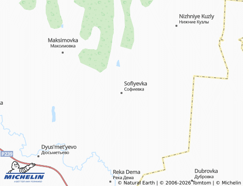 MICHELIN-Landkarte Sofiyevka - ViaMichelin