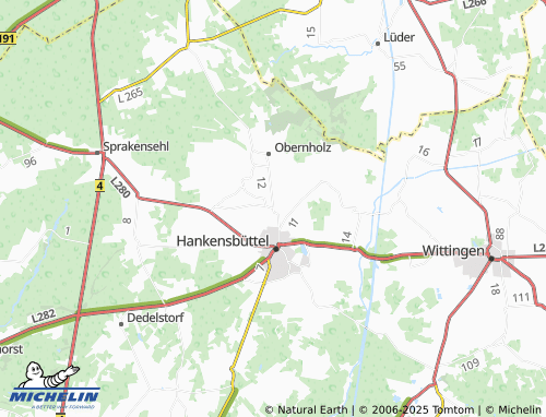 MICHELIN Steimke map - ViaMichelin