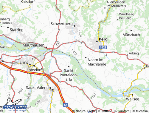 Mapa MICHELIN Au an der Donau - ViaMichelin