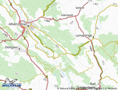 MICHELIN Everode map - ViaMichelin