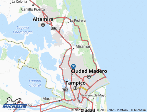 Mappa MICHELIN Villa Hermosa - ViaMichelin