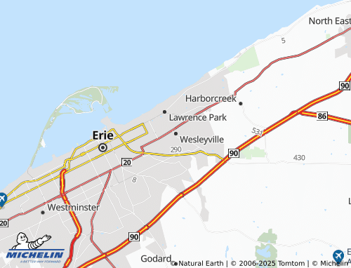 MICHELIN-Landkarte Wesleyville - ViaMichelin