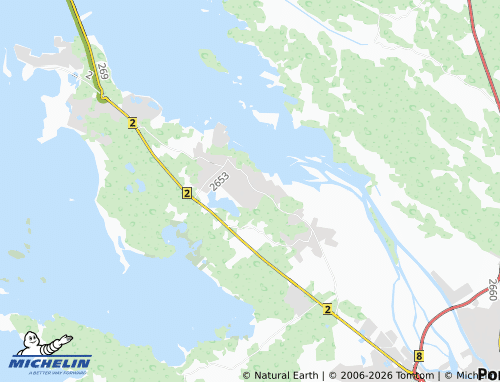 Carte MICHELIN Enäjärvi - ViaMichelin