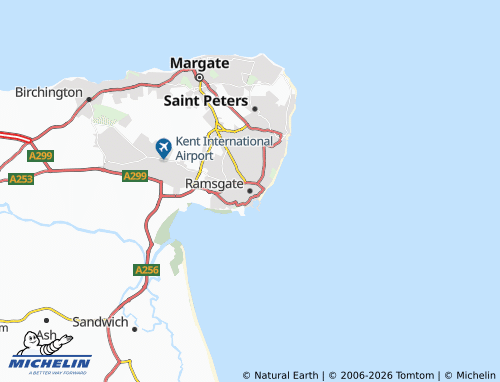 MICHELIN Ramsgate map - ViaMichelin
