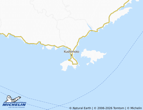 MICHELIN Kushimoto map - ViaMichelin