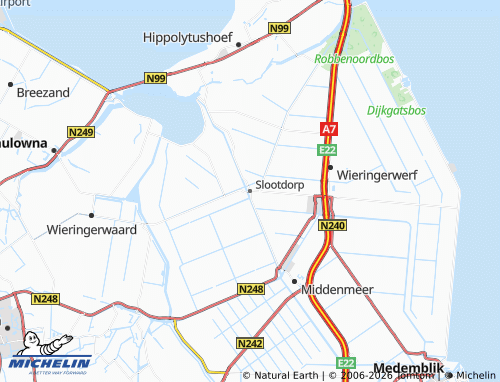 MICHELIN Slootdorp map - ViaMichelin