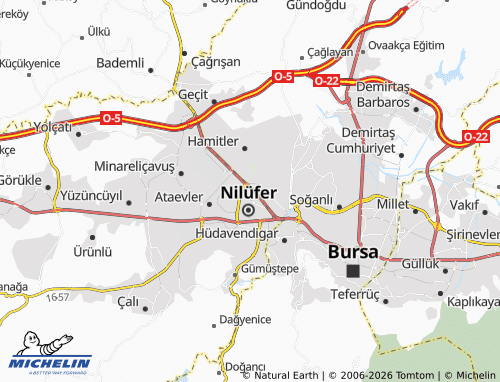 Mappa MICHELIN Esentepe - ViaMichelin
