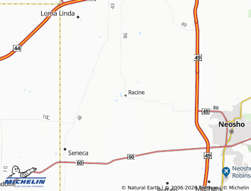 Mapa MICHELIN Racine - ViaMichelin