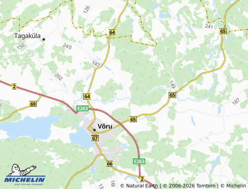 Mapa MICHELIN Väiso - ViaMichelin