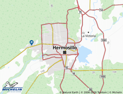 MICHELIN-Landkarte Valle Hermoso - ViaMichelin