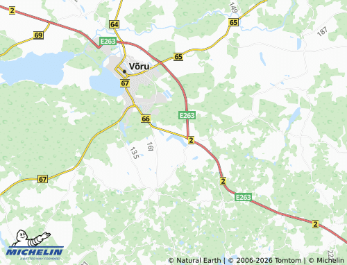 Mapa MICHELIN Verijärve - ViaMichelin