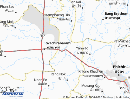 Mapa MICHELIN Sam Ngam - ViaMichelin