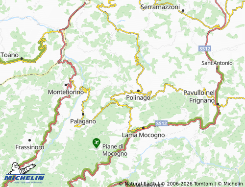 Kaart MICHELIN Pianorso - ViaMichelin