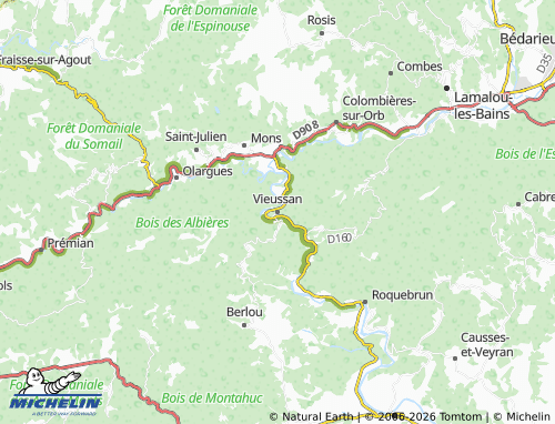 Mapa MICHELIN Vieussan - ViaMichelin