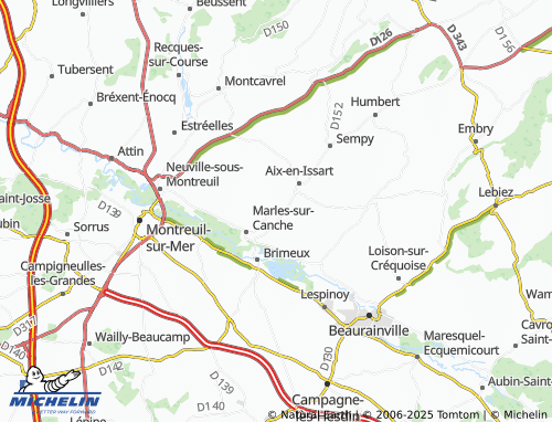 MICHELIN Marant map - ViaMichelin