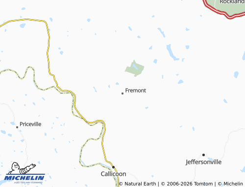 Mapa MICHELIN Fremont - ViaMichelin