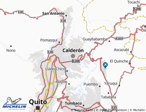 Kaart MICHELIN Calderón - ViaMichelin