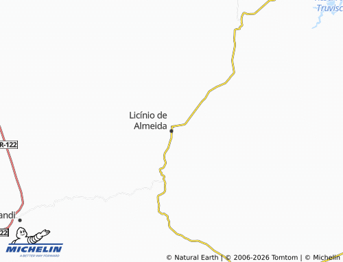 Mapa MICHELIN Licínio de Almeida - ViaMichelin