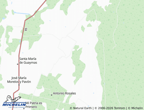 Mappa MICHELIN El Yaqui - ViaMichelin