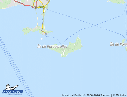 Mapa MICHELIN Porquerolles - ViaMichelin