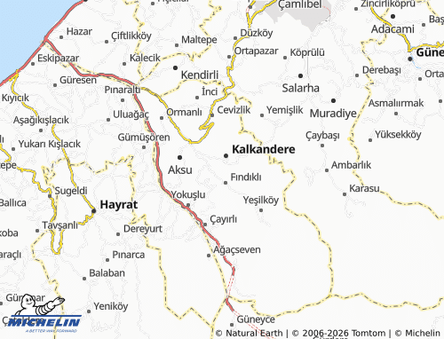 MICHELIN Dülgerli map - ViaMichelin