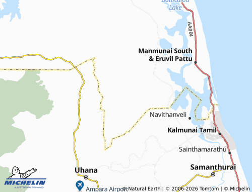 MICHELIN Vilanthoddam map - ViaMichelin