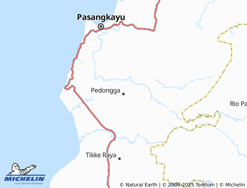 MICHELIN Pedongga map - ViaMichelin