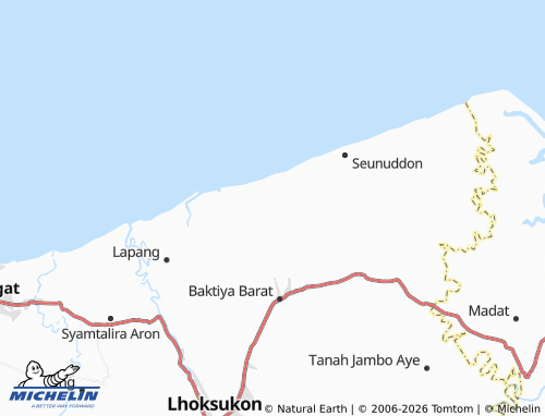 MICHELIN Tanjong Glumpang map - ViaMichelin