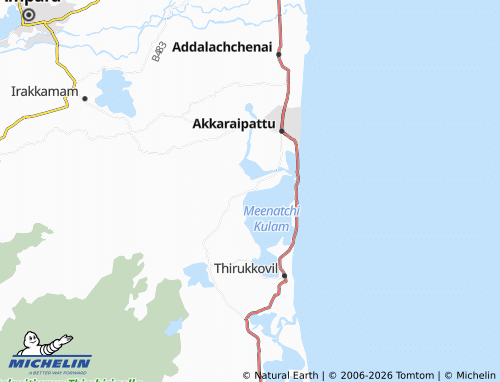 Kaart MICHELIN Sinna Panankadu - ViaMichelin