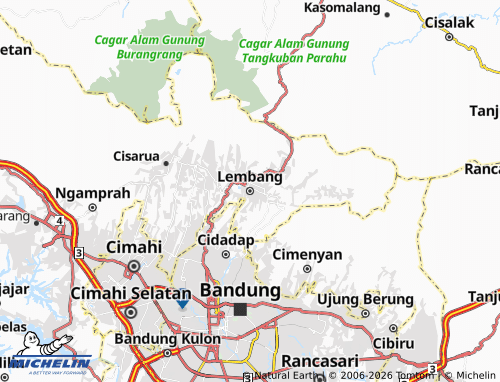 MICHELIN Lembang map - ViaMichelin
