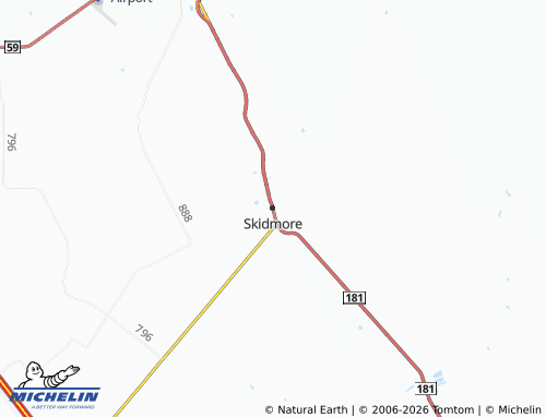Mappa MICHELIN Skidmore - ViaMichelin