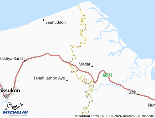 Mapa MICHELIN Blang Andam - ViaMichelin
