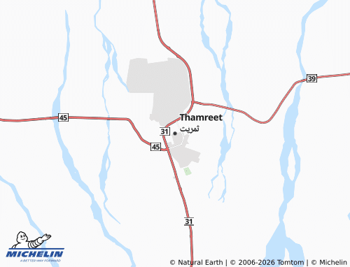 MICHELIN-Landkarte Thamreet - ViaMichelin