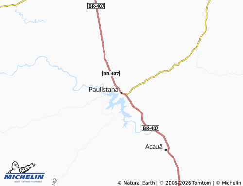 Mapa MICHELIN Paulistana - ViaMichelin