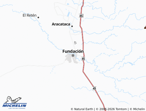 Carte MICHELIN Fundación - ViaMichelin