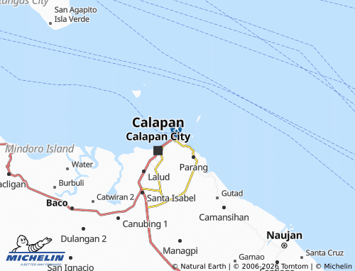 MICHELIN Lazareto map - ViaMichelin