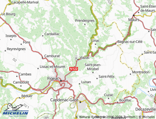 Mappa MICHELIN Viazac - ViaMichelin