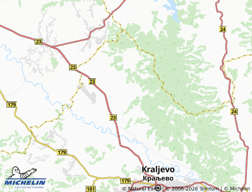 Kaart MICHELIN Cvetke - ViaMichelin