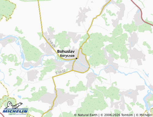 MICHELIN Bohuslav map - ViaMichelin