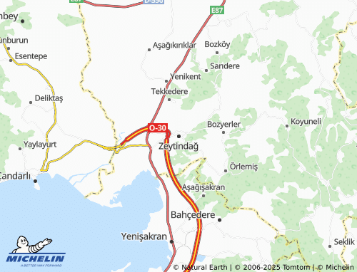 MICHELIN Zeytindağ map - ViaMichelin