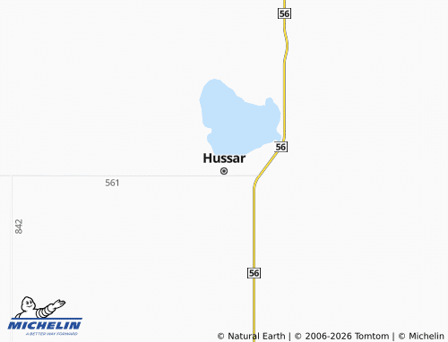 MICHELIN Hussar map - ViaMichelin