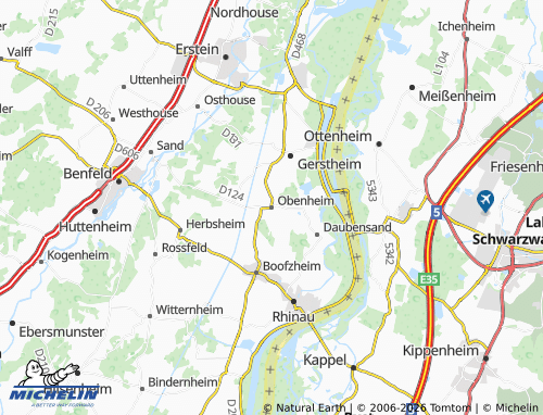 Mapa MICHELIN Obenheim - ViaMichelin