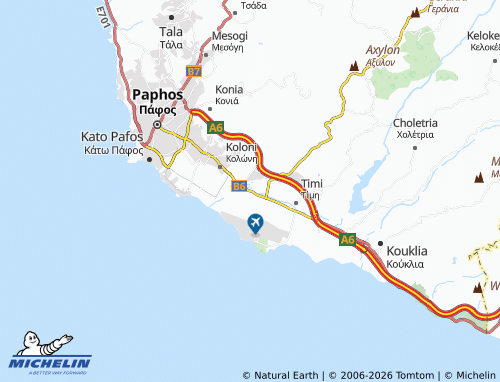 MICHELIN Acheleia map - ViaMichelin