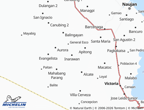Mappa MICHELIN Inarawan - ViaMichelin