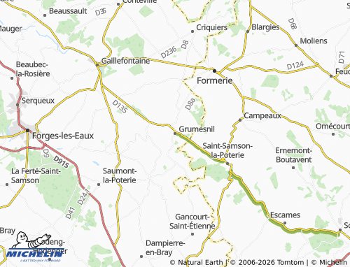 Mapa MICHELIN Grumesnil - ViaMichelin