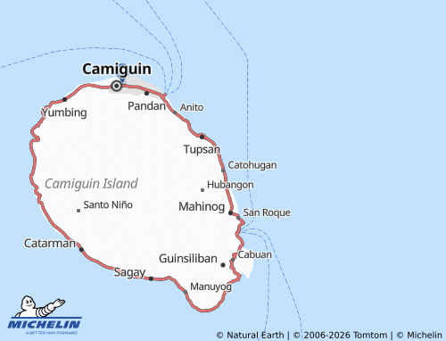 MICHELIN Catohugan map - ViaMichelin