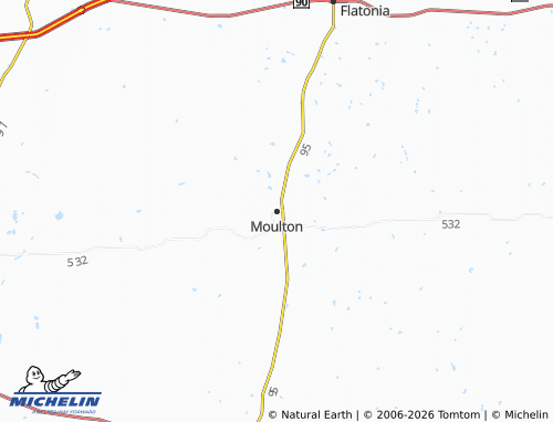 Carte MICHELIN Moulton - ViaMichelin