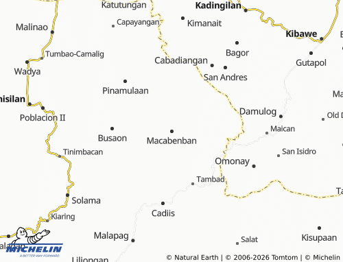 Mappa MICHELIN Macabenban - ViaMichelin