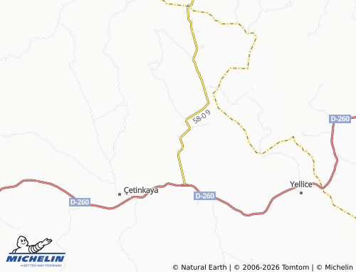 MICHELIN Kabakçevliği map - ViaMichelin